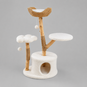 Cat Tree Natural Wood – MR33
