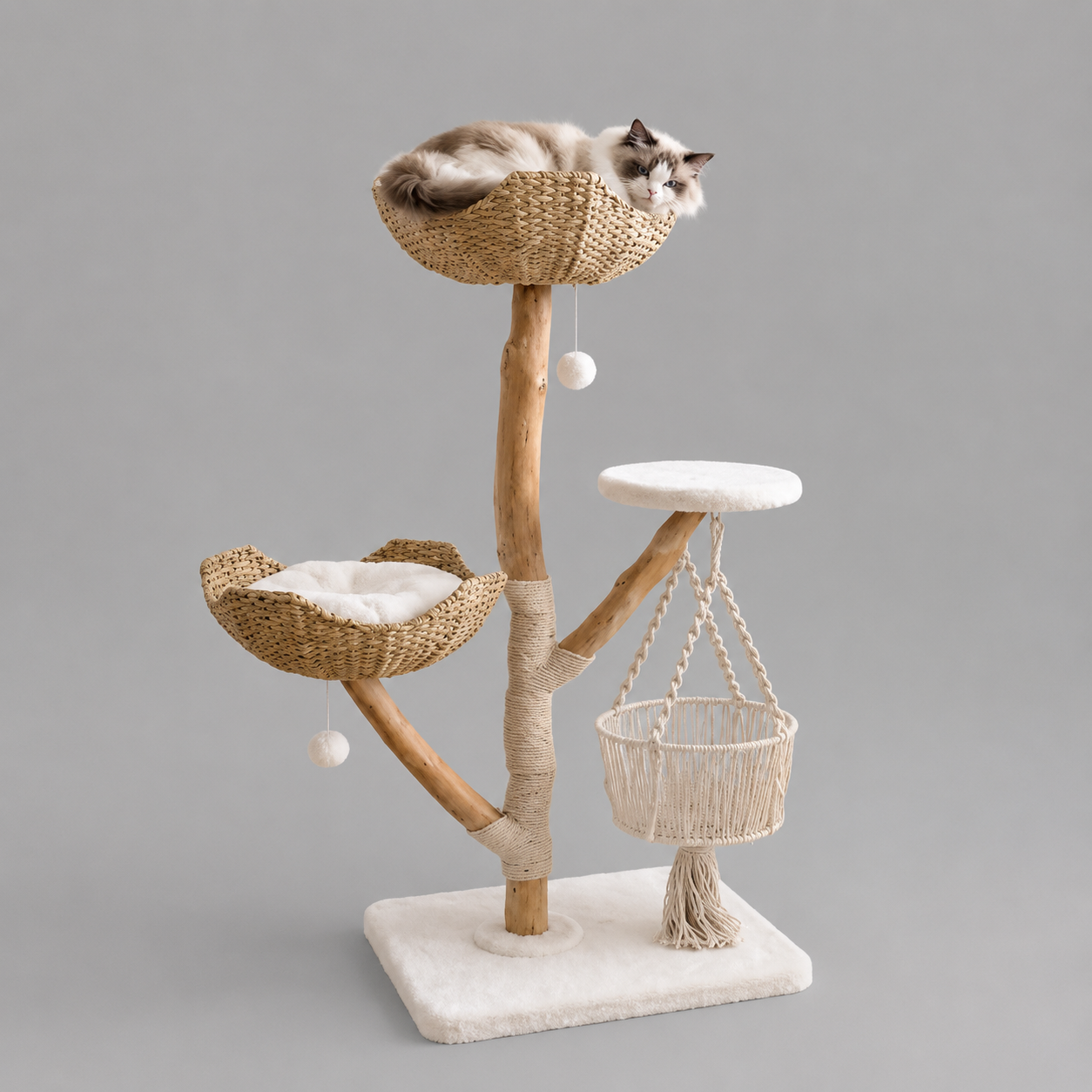 Cat Tree Triple-Branch MR56 | OEM Cat Furniture Manufacturer