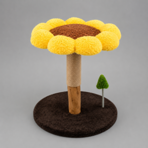 Natural Wood Large Cat Tree – MR44