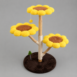 Natural Wood Luxury Cat Tree – MR39