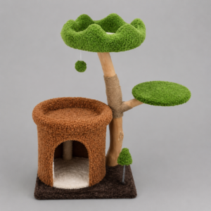 Solid Wood Cat Tree – MP27