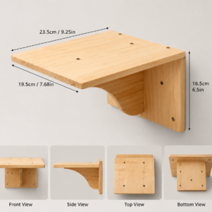 Solid Wood Custom Cat Shelf – SPW-NWCT-025