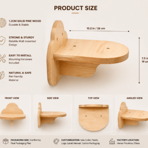 Solid Wood Custom Cat Tree – SPW-NWCT-030