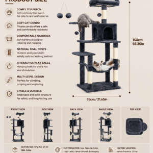 Cat Tree Four-Level – MT59