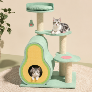 Natural Wood Cat Tree – MM002