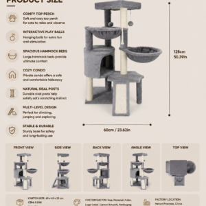 Plush Cat Tree – MT48