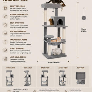 Plush Cat Tree – MT49