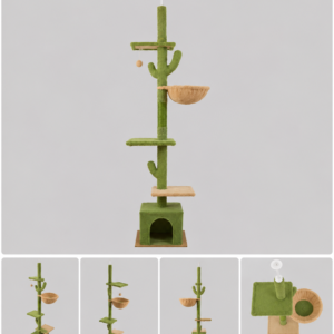 Natural Wood Cat Tree – MA41