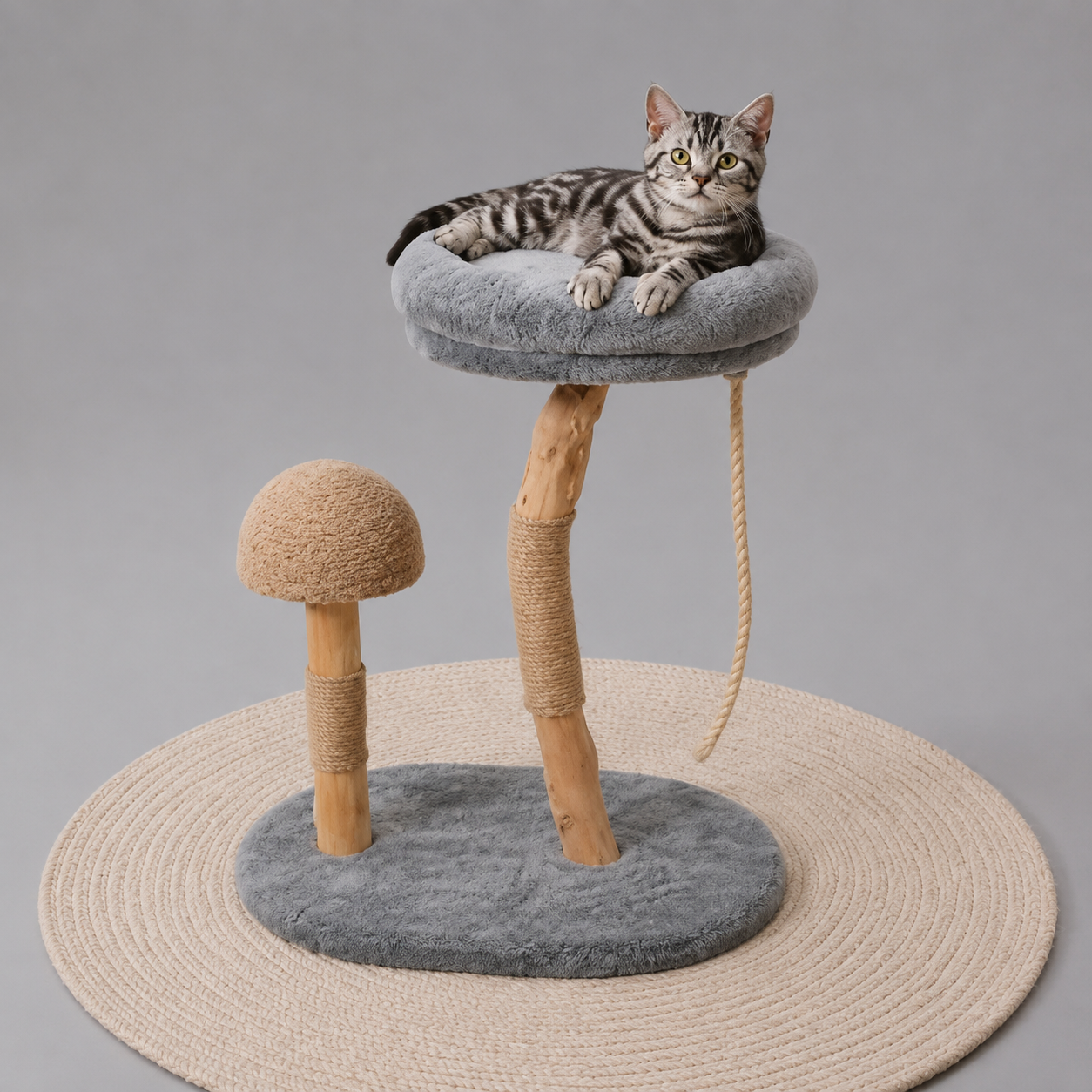 Cat Tree Natural Wood – MR45