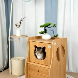 Solid Wood Pet Display Cabinet – CTT021
